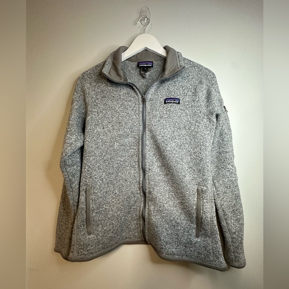 Patagonia Better Sweater Recycled Gray Outdoor Active Trail Hike Fleece Size M - Picture 10 of 16